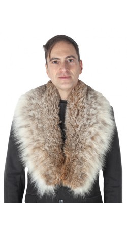 Russian lynx fur collar - unisex